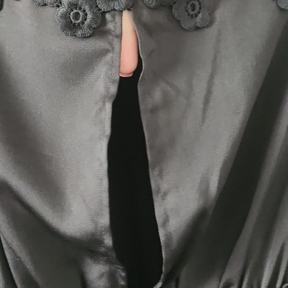 Self-Portrait Black Lace Off-Shoulder Jumpsuit - Picture 6 of 9